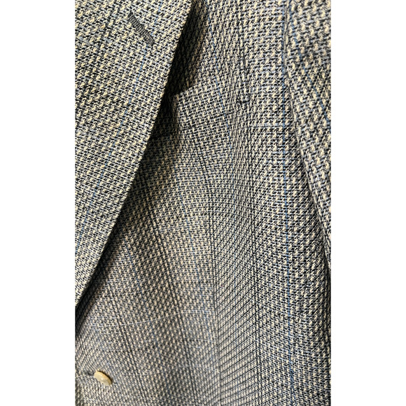 Christian Dior Monsieur Blazer Mens Size 46R Gray Blue Single Breasted Vintage - Picture 7 of 10